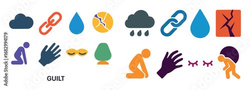 Colorful Guilt Icons