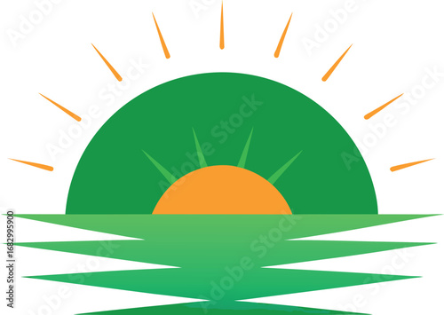 The Moment the Green Flash Occurs Over the Ocean A