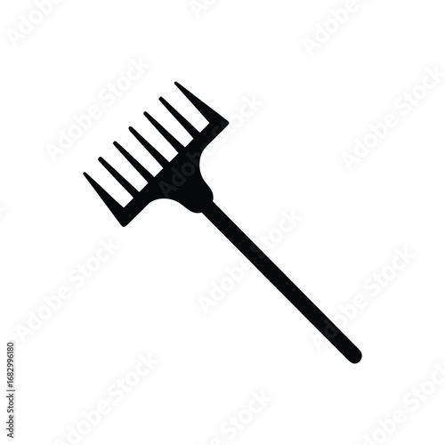 White kitchen utensil set including fork spatula spoon and knife isolated on white background