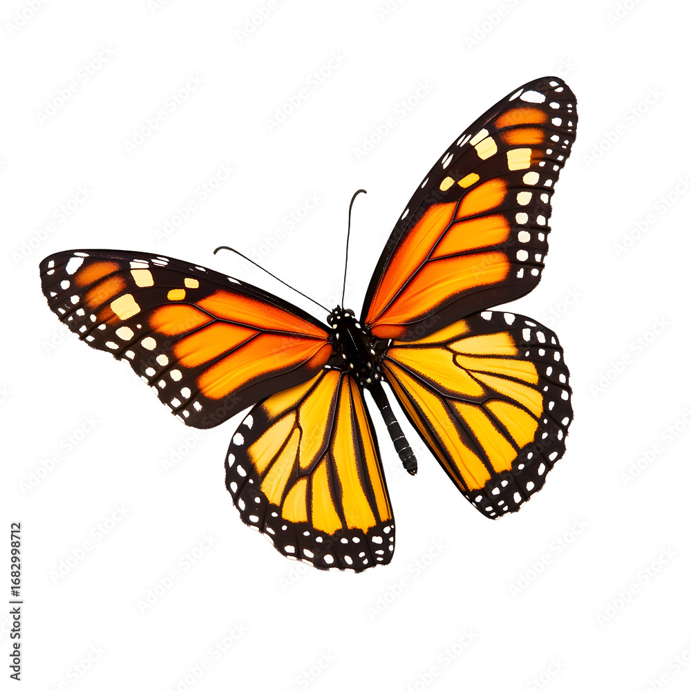 Fototapeta premium Stunning Monarch Butterfly Nature Display