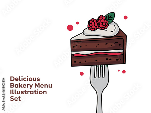 Minimalist chocolate bar illustration simple sweet treat design