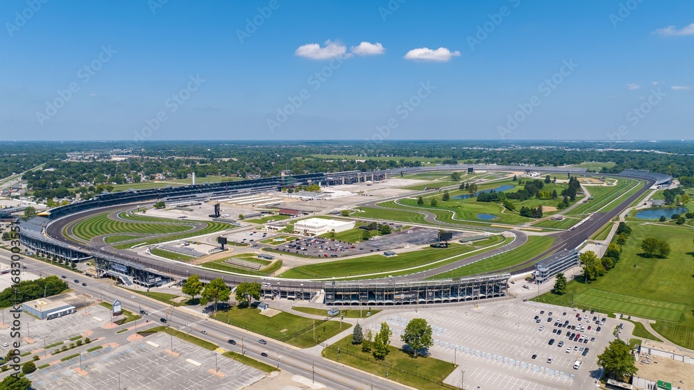 Naklejka premium Wide Angle View of Indianapolis Motor Speedway