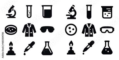 Scientific Icon Grid