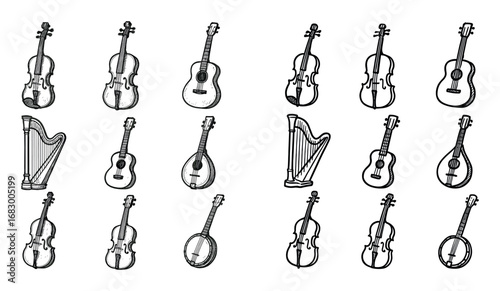 String Instrument Icons