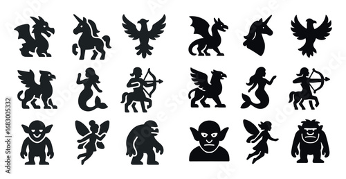 Fantasy Icon Grid