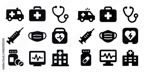 Health Emergency Icons
