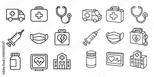 Emergency Health Icons