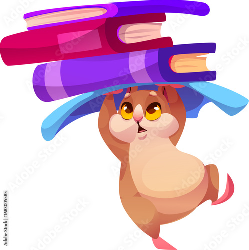 Hamster Carry Books