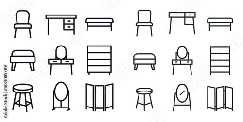 Minimalist Bedroom Icons