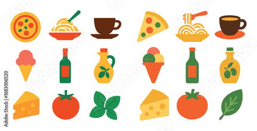 Italian Cuisine Icons