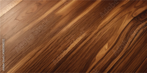 Glossy wooden board with polished golden glow and natural grain texture background for cozy elegant design  