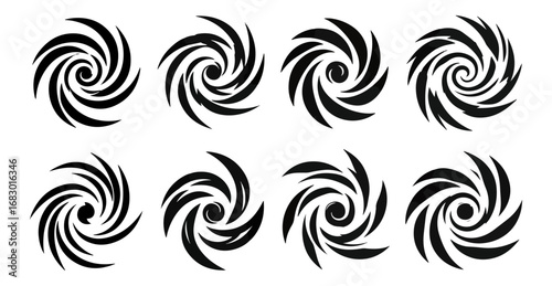 Abstract swirling patterns design