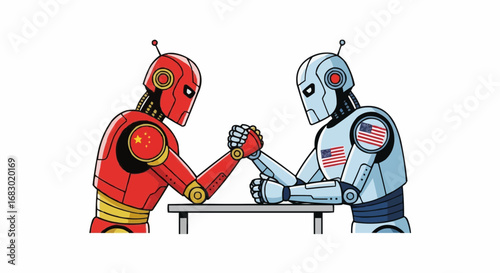 Global Tech Competition: China vs. USA Robots