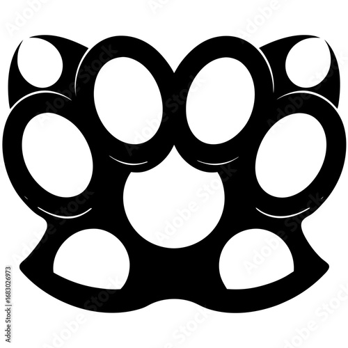 Steampunk Brass Knuckles with Gears and Engravings, Industrial Elegance in Dim Workshop Setting