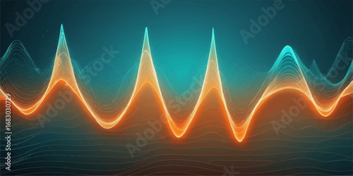 EKG pulse line on a medical monitor
