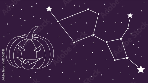 vector illustration of a zodiac sign