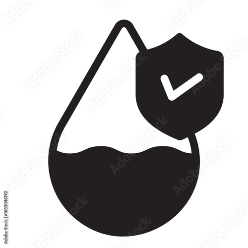 water glyph icon