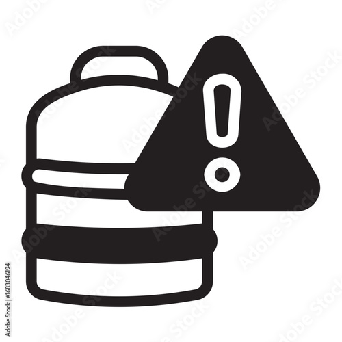 water tank glyph icon