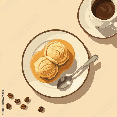 coffee ice cream