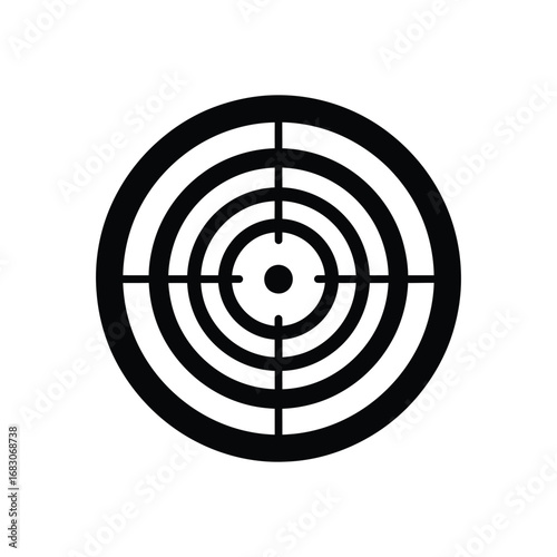 Target Icon Aim, Focus, Accuracy, Goal, Success