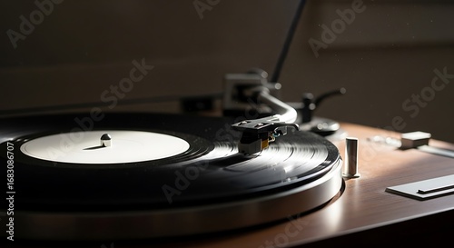 Vintage record player capturing the essence of nostalgic musical memories