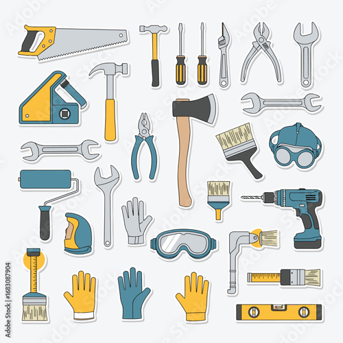 A comprehensive collection of essential tools for every diy enthusiast and professional tradesperson