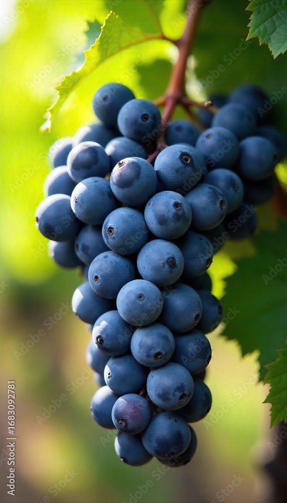 custom made wallpaper toronto digitalSun-Drenched Autumn Harvest Ripe Black Wine Grapes Ready for Picking in a Lush Vineyard