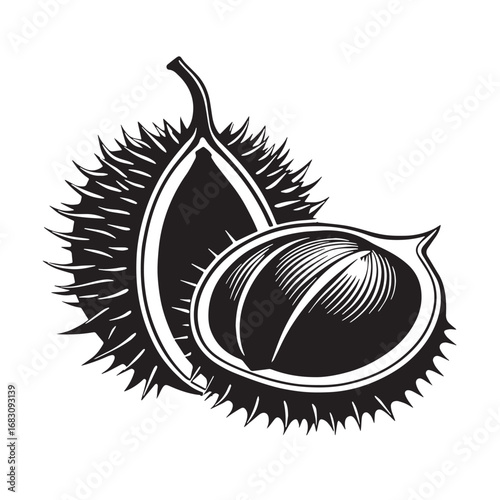 Black hala Silhouette Vector, High Quality Illustration on White Background