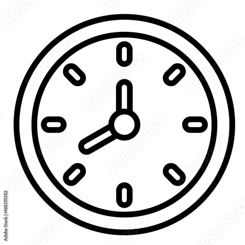 Clock  Icon Set Multiple Style Collection