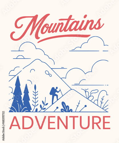 Mountains adventure scenic landscape hiking nature