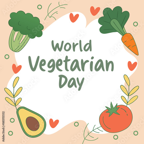 background with vegetables