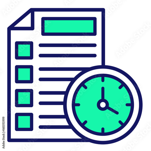 Schedule  Icon Set Multiple Style Collection