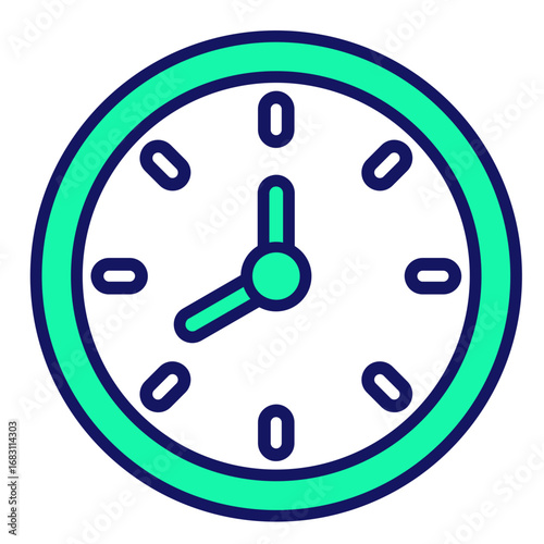 Clock  Icon Set Multiple Style Collection