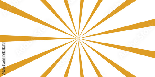 Radial abstract background in warm yellow tones bursting outward from a central point perfect for design projects