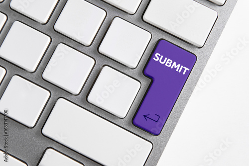 keyboard with submit button