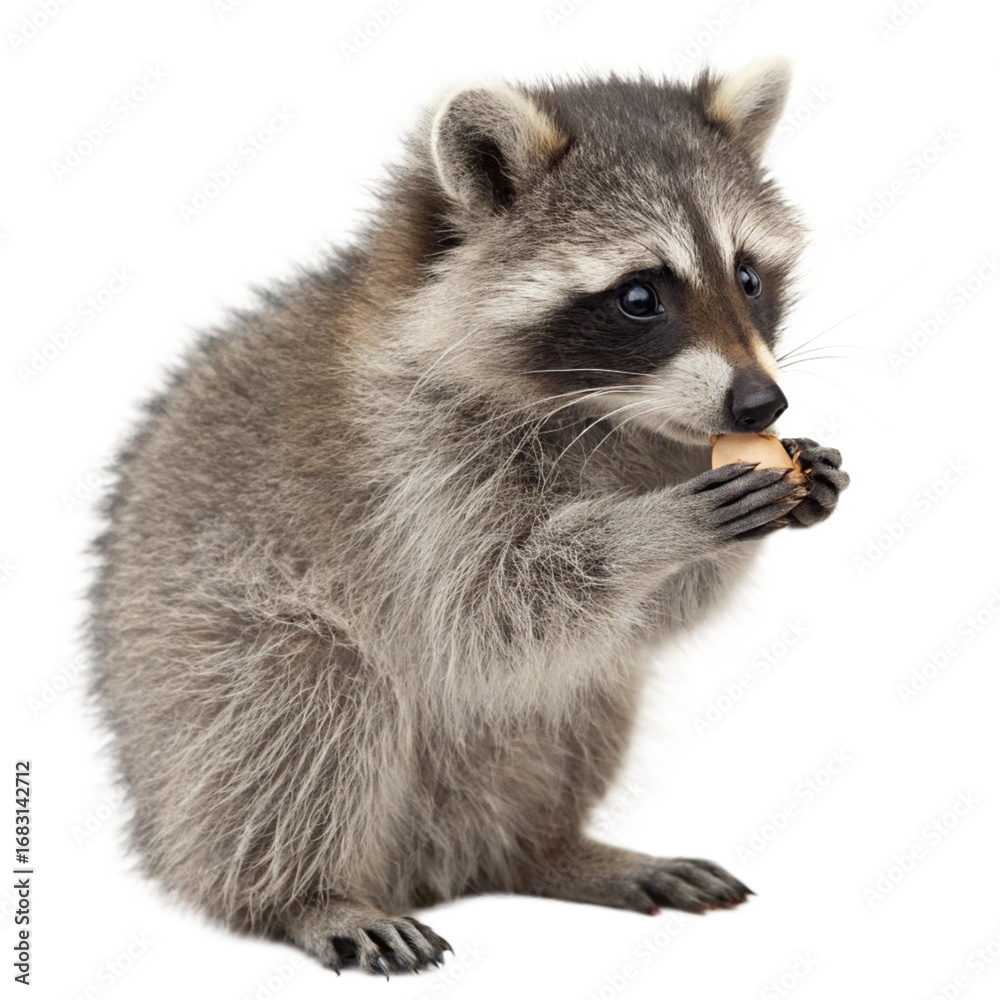 Obraz premium High-Resolution Raccoon PNG for Design Projects