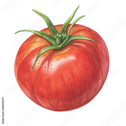 Watercolor Vegetables Clipart White Background