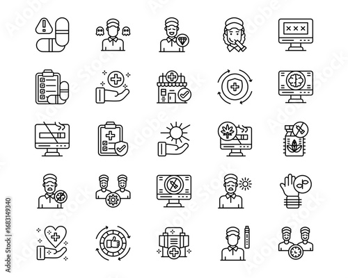 Addiction Vector Icons