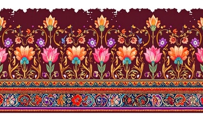 Ornate floral border design (1)