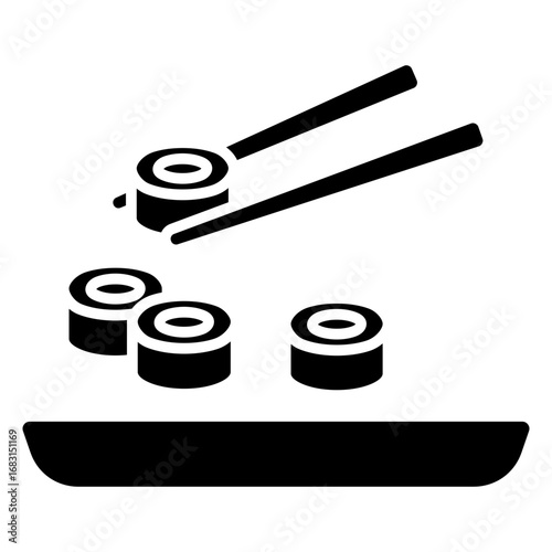 Sushi Glyph Icon