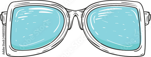 vector illustration of eyewear
