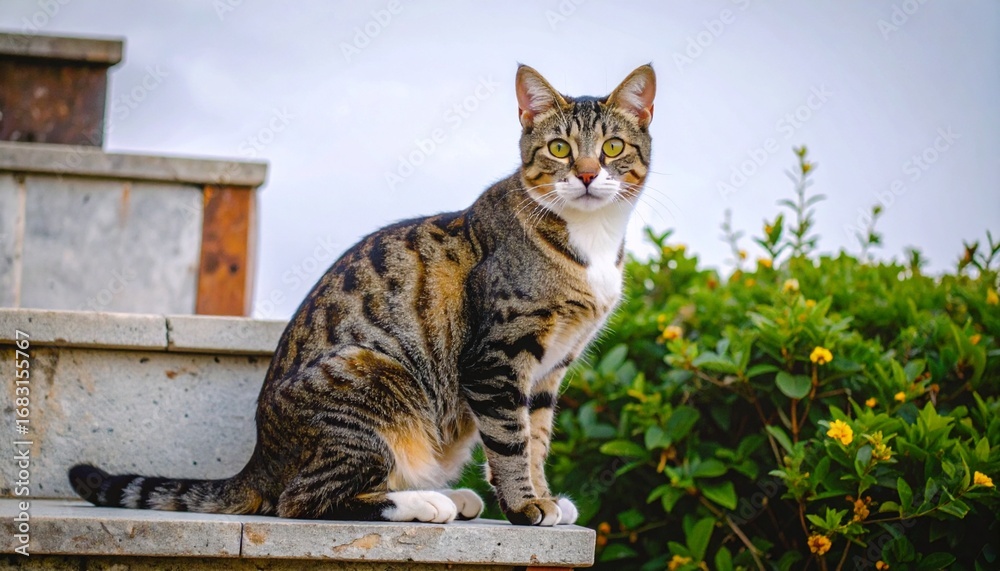Naklejka premium Cat