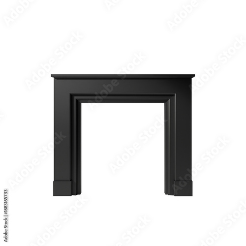 Transparent Fireplace insert frame