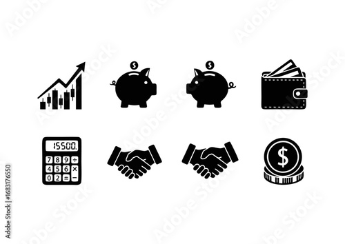  Financial and Investment Concept Icons