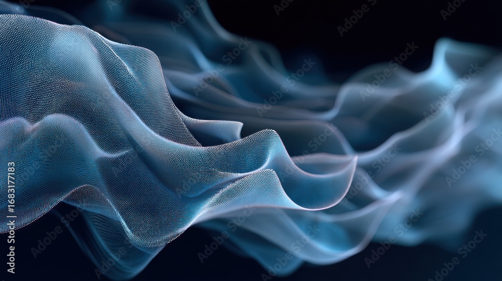 Obraz premium Abstract flowing shapes