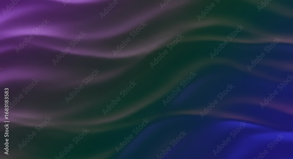 Obraz premium Colorful Abstract Waves with Smooth Gradient and Flowing Motion