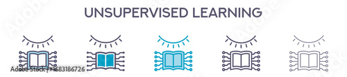 Unsupervised Learning Icon Pack For Graphic Design - Multiple Styles