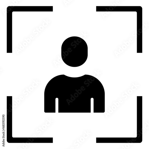 User Recognition Glyph Icon