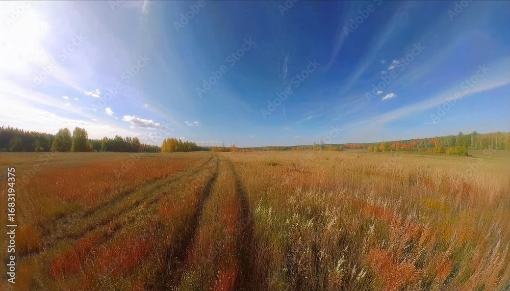 Naklejka premium Autumn landscape