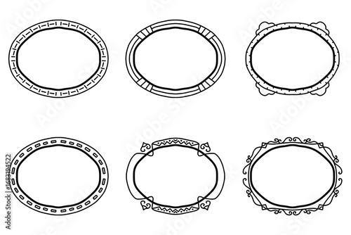 Vintage Style Hand Drawn Frame Collection